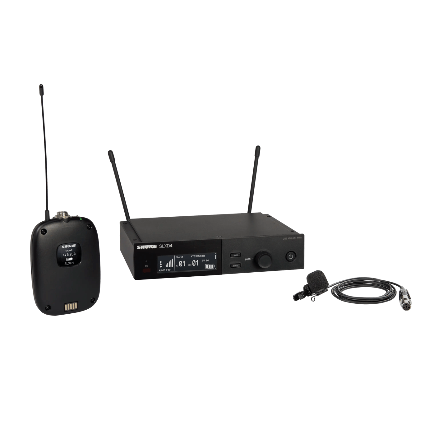 Shure SLXD14/83M Wireless Lavalier System
