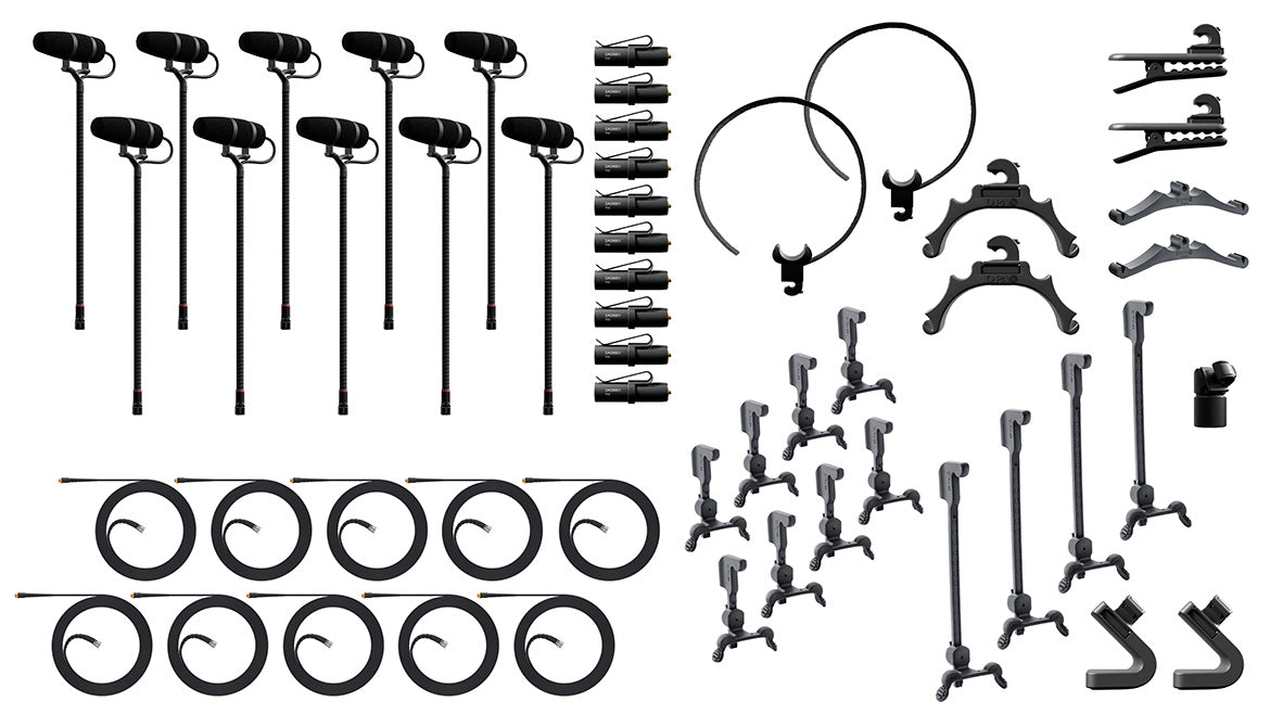 DPA 4099 CORE+ Classic Touring Kit (10 Mics)