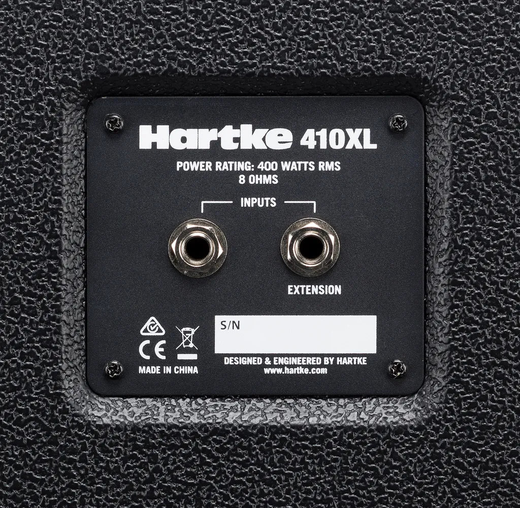 Hartke 410XL V2 4x10" 400W Aluminum Cone Bass Cabinet