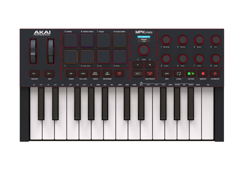 AKAI Professional MPK Mini IV MIDI Keyboard Controller – Luther Music