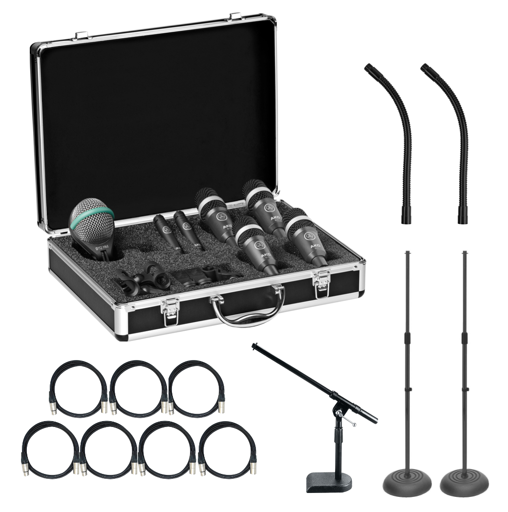 Drum Microphone Kit Bundle - AKG CONCERT 1 (7pcs)