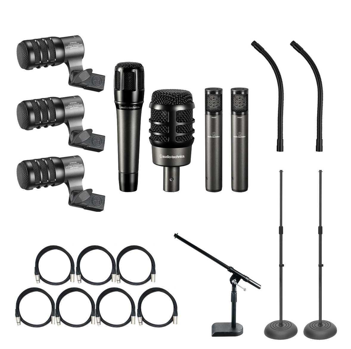 Drum Microphone Kit Bundle - Audio Technica ATM Series (7pcs)