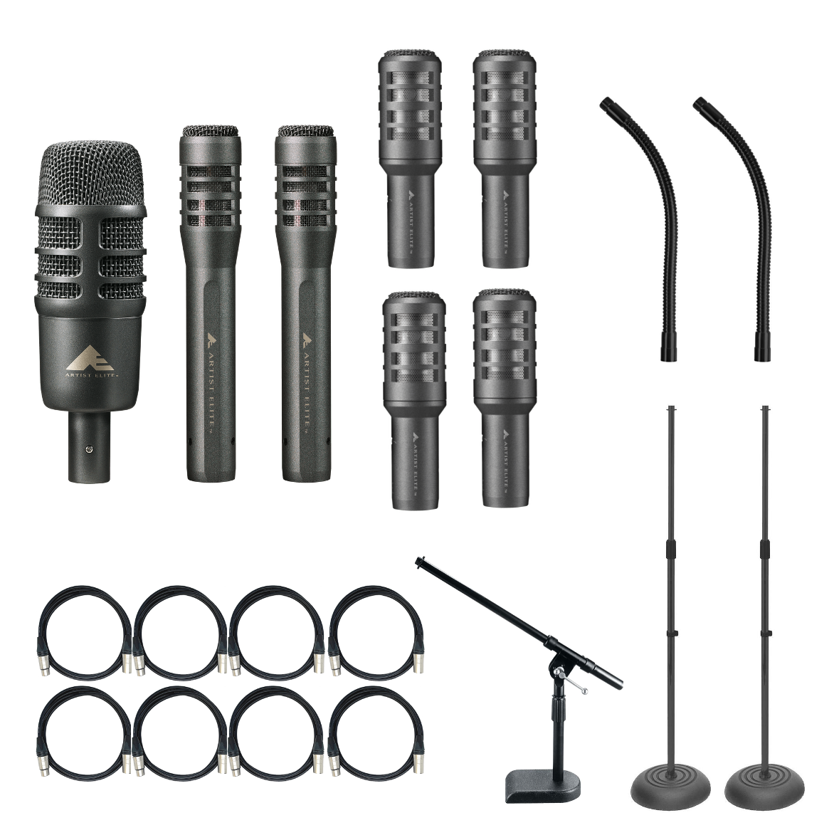 Drum Microphone Kit Bundle - Audio Technica Artiste Elite Series (7pcs)