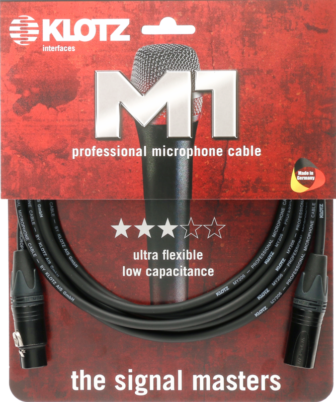 Klotz M1FM1N0300 M1 3m XLR Cable