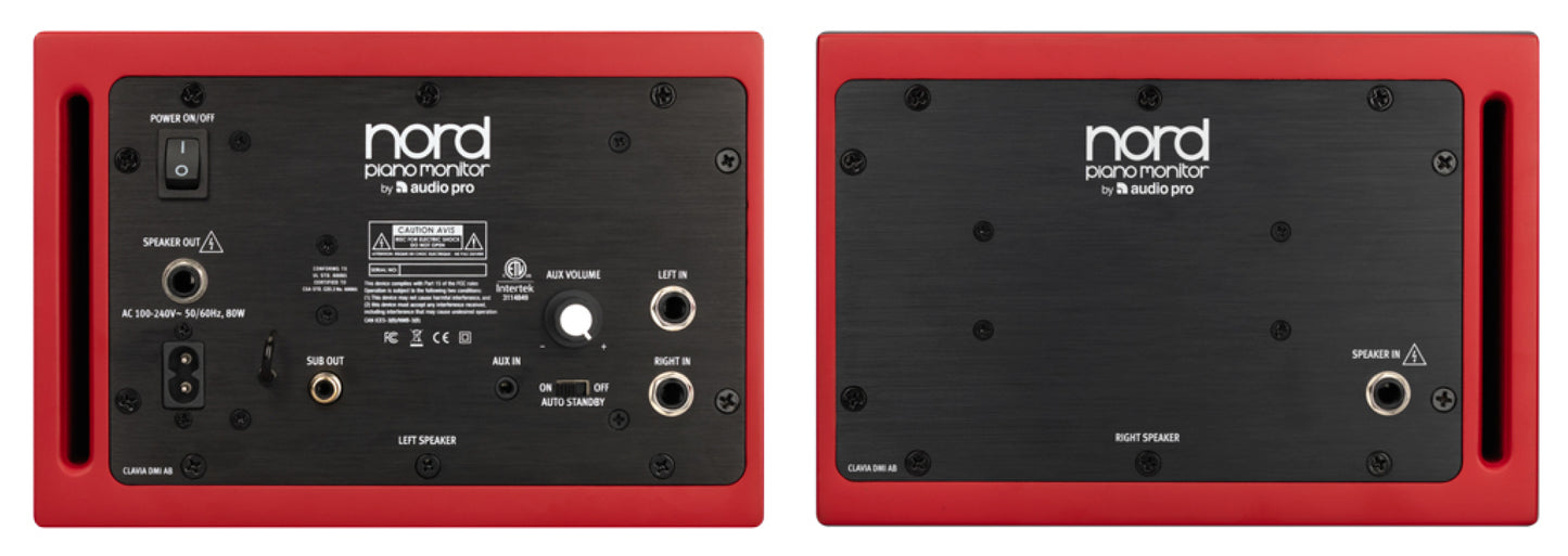 Nord PIANO MONITOR V2 Monitor Speakers (Pair)