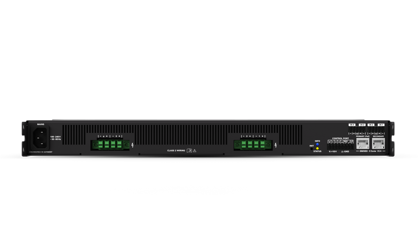 Dynacord IX60:4 4-Channel Power Amplifier with DSP (6kW)