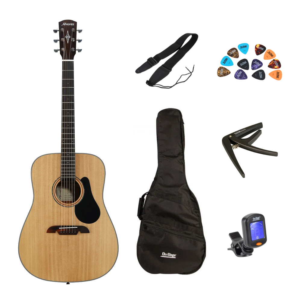 Acoustic Guitar Bundle Pack - Alvarez AD30
