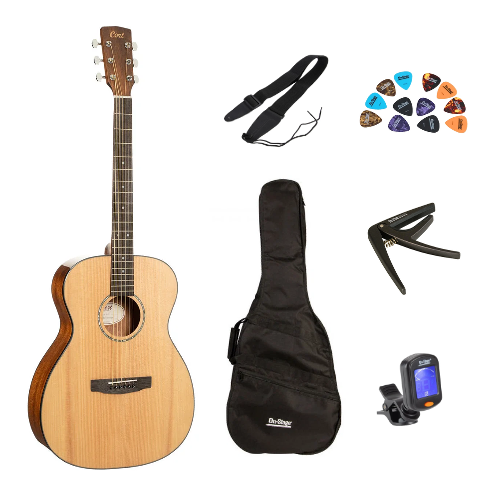 Acoustic Guitar Bundle Pack - Cort L60