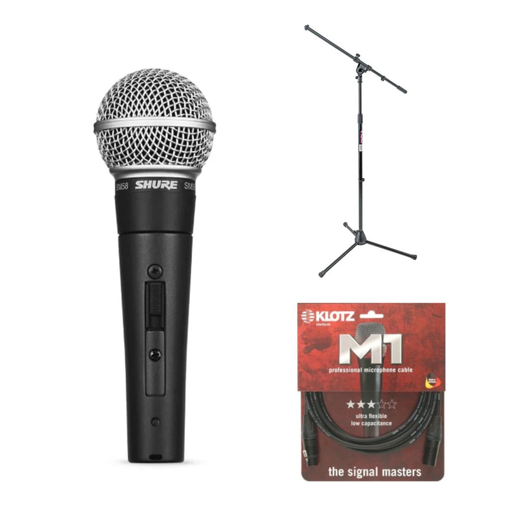 Wired Microphone Bundle - Shure SM58-S