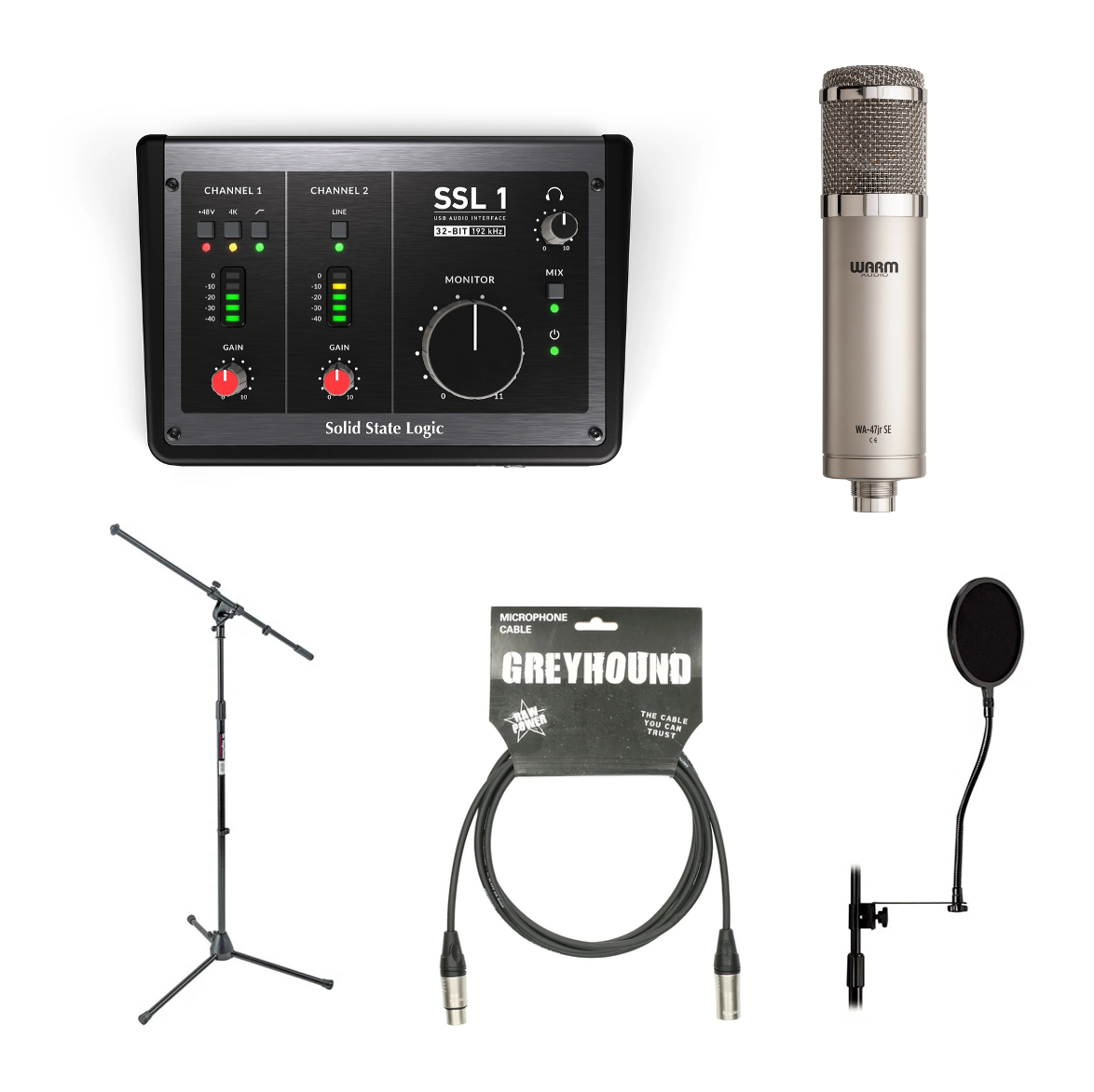 Recording Bundle - Warm Audio WA47JR SE/Solid State Logic SSL 1