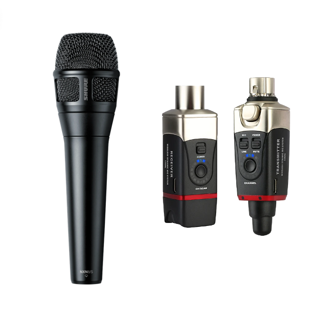 Wireless Microphone Bundle - Shure Nexadyne 8/S