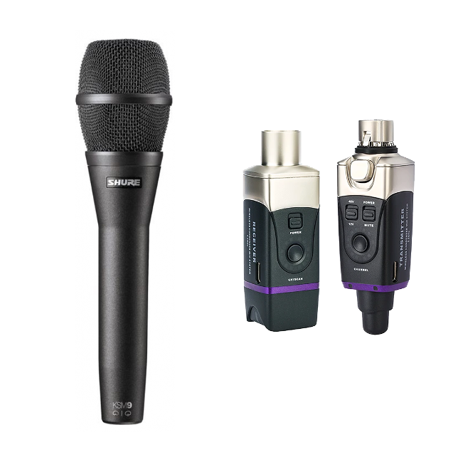 Wireless Microphone Bundle - Shure KSM9