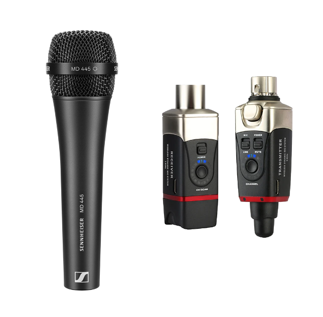 Wireless Microphone Bundle - Sennheiser MD445