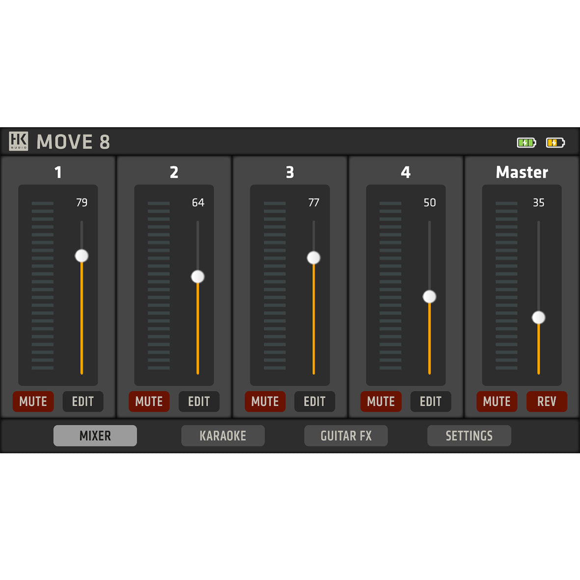 HK Audio MOVE 8 8-inch 60W Battery-Powered PA Loudspeaker