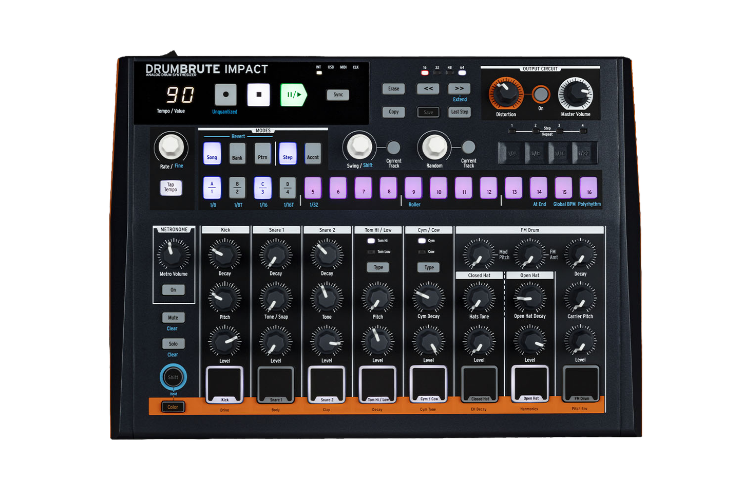 Arturia Drumbrute Impact Analog Drum Machine