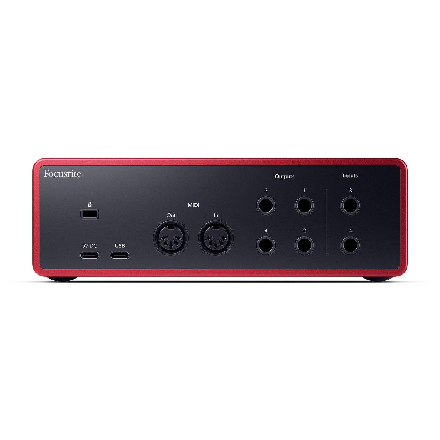 Focusrite Scarlett 4i4 (4th Generation) 4x4 USB Audio Interface