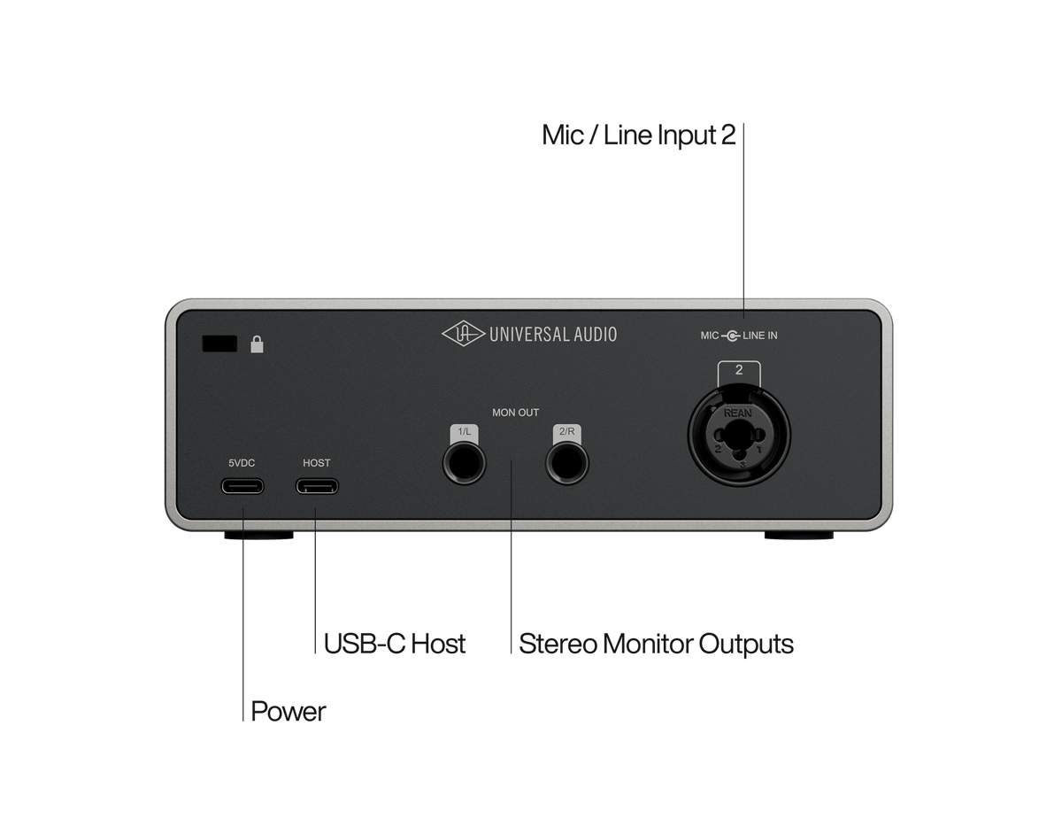 Universal Audio VOLT 1 Gen 2 2-in/2-out USB-C Audio Interface
