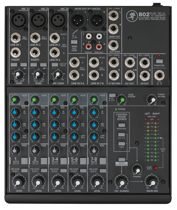 Mackie 802VLZ4 8-Channel Analog Mixer