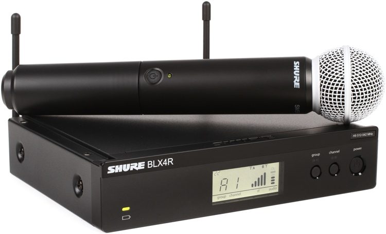 Shure BLX24R/SM58 Wireless Rackmount Handheld Microphone System