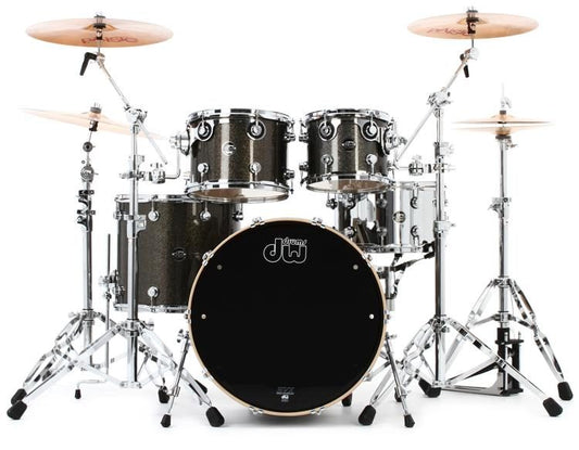 DW Performance Series 20" 4pc Drumset with 14x5.5 Snare and Hardware