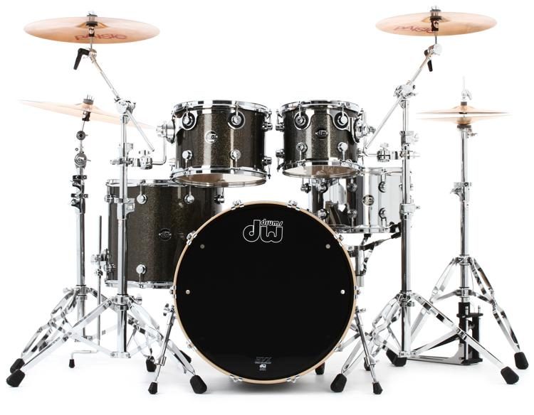 DW Performance Series 22" 4pc Drumset with 14x5.5 Snare and Hardware