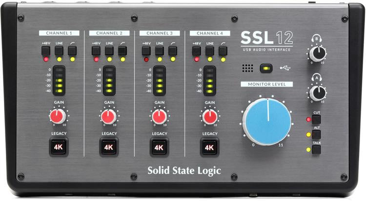 Solid State Logic SSL 12 12-in/6-out USB Audio Interface