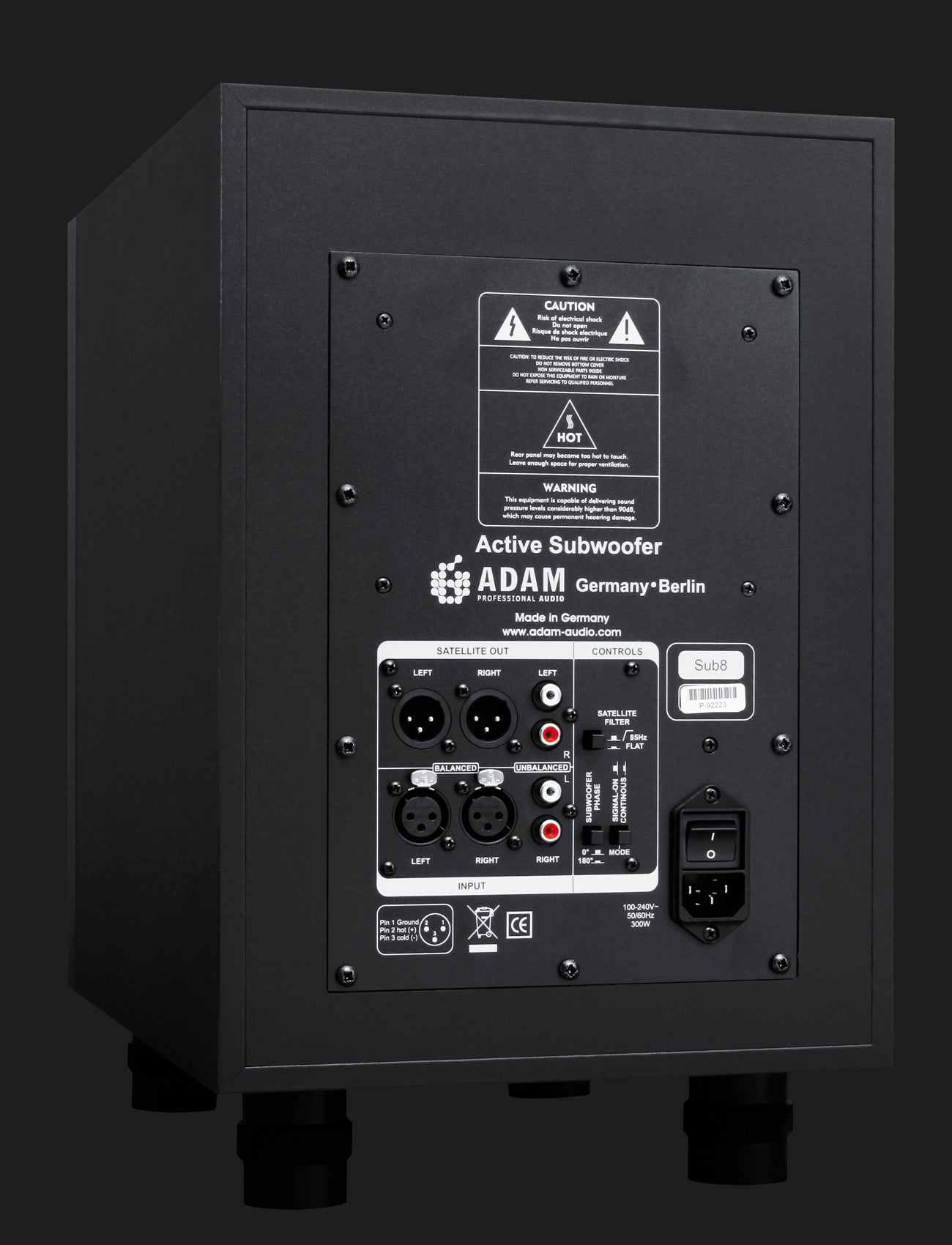 Adam Audio Sub8 8.5" Active Studio Subwoofer