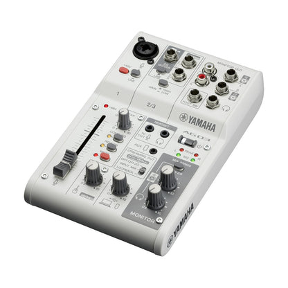 Yamaha AG03 MK2 3-Channel Mixer with USB Audio Interface