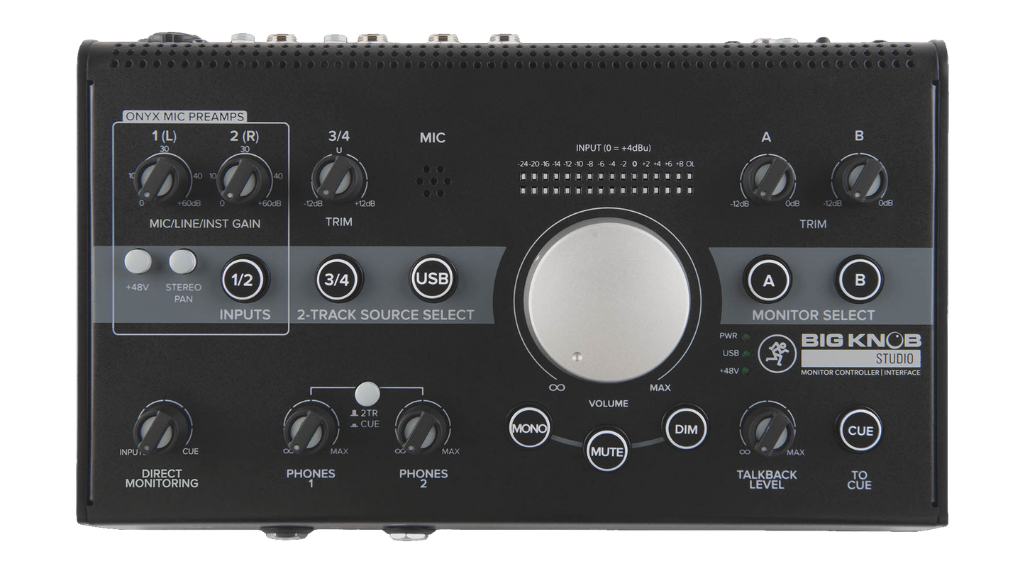 Mackie Big Knob Studio Audio Interface and Monitor Controller
