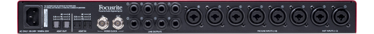 Focusrite Scarlett OctoPre Dynamic 8-Channel Microphone Preamp