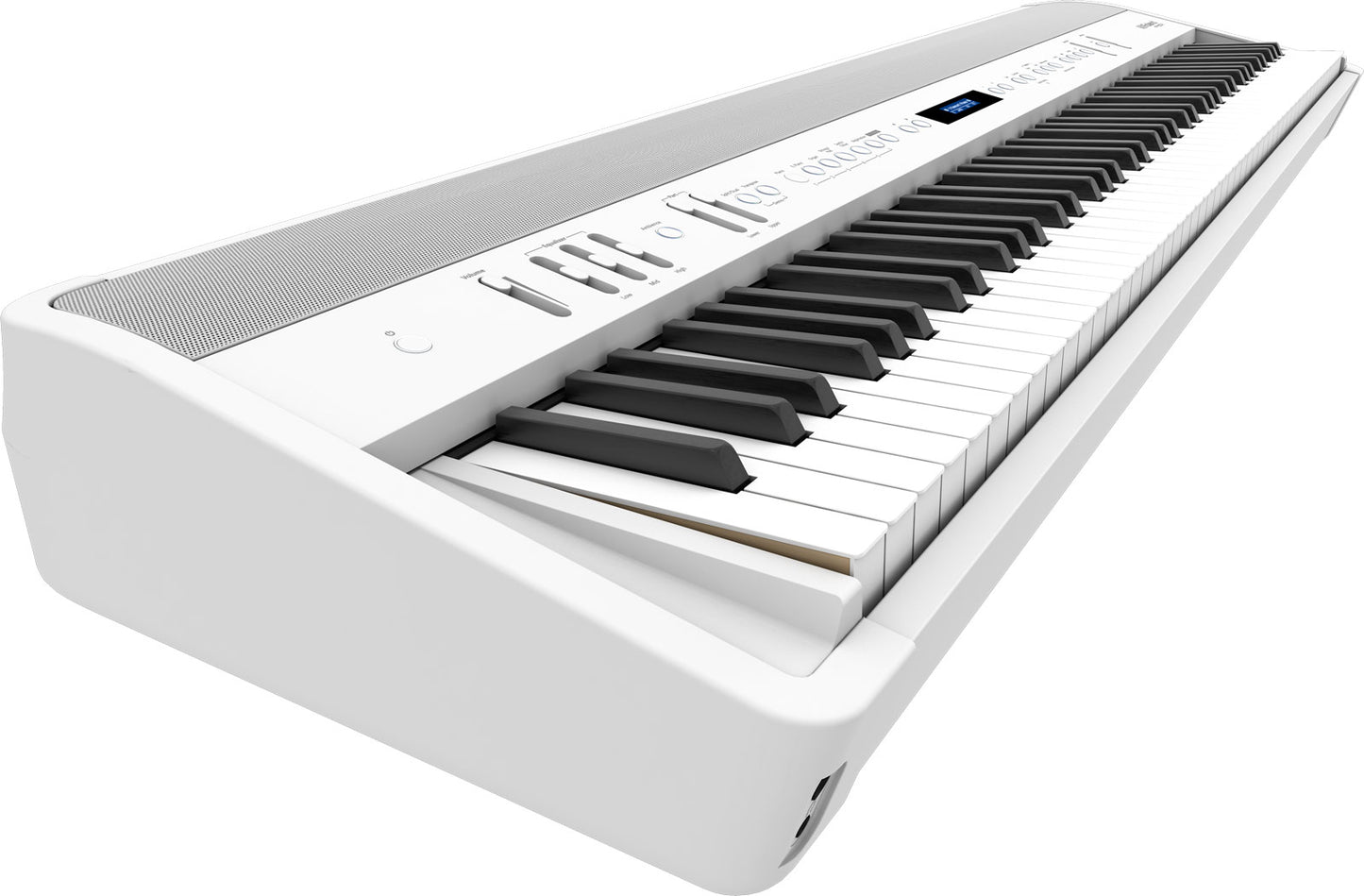 Roland FP-90X Compact Digital Piano with Stand and Tri-Pedal (White)