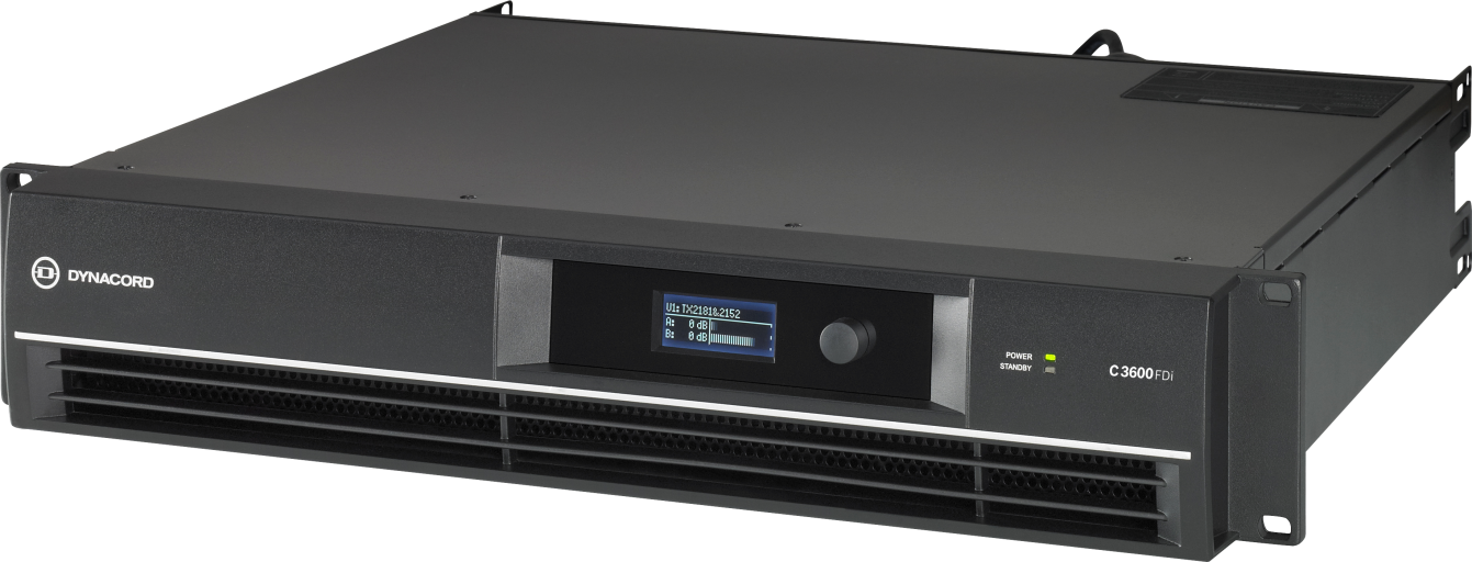 Dynacord C3600FDi 2x1800W Power Amplifier with DSP