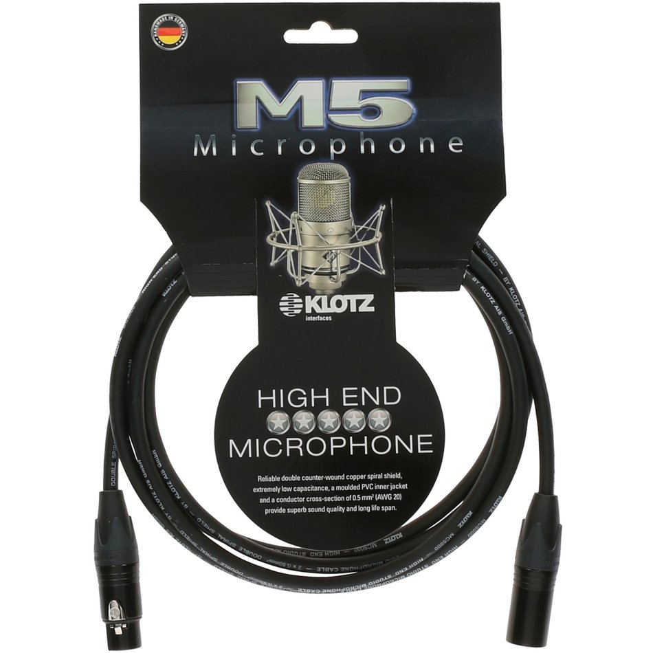 Klotz M5FM03 M5 3m XLR Cable