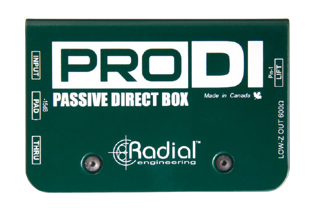 Radial Engineering ProDI Mono Passive DI Box – Luther Music Radial Engineering ProDI Mono Passive DI Box – Luther Music