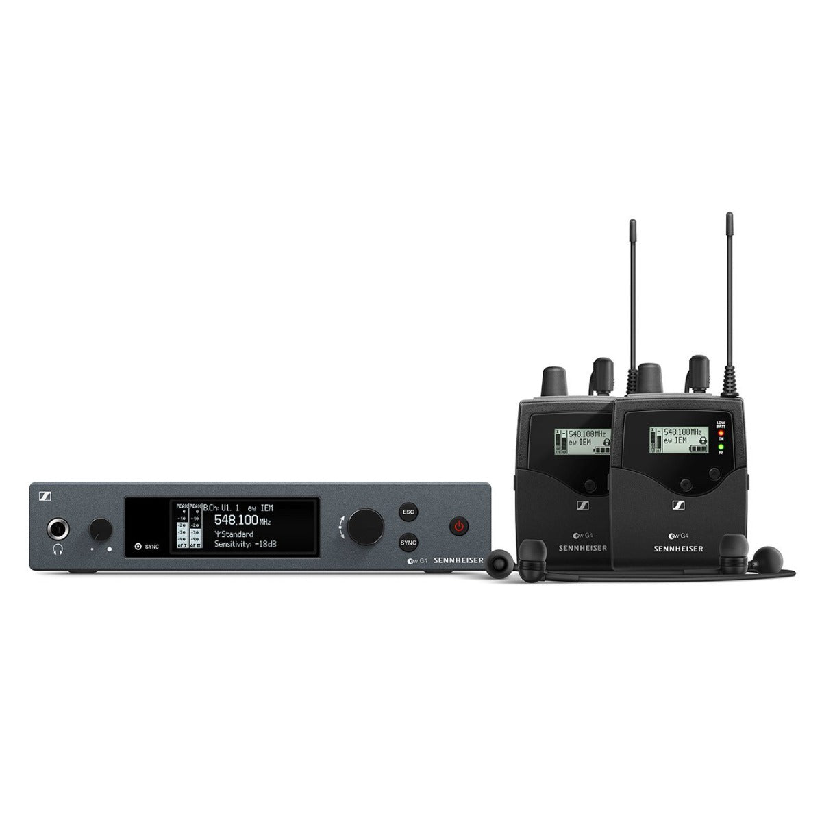 Sennheiser EW IEM G4 TWIN Dual Channel Wireless In-Ear Monitoring System