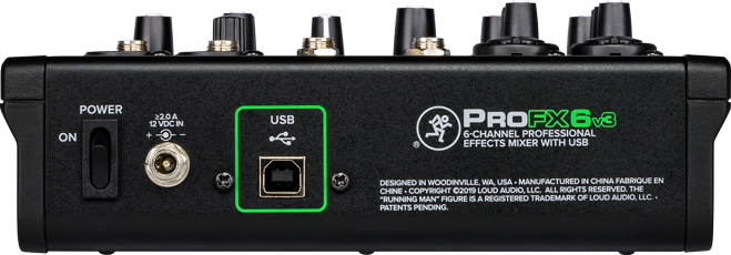 Mackie ProFX6v3 6-Channel Analog Mixer with FX