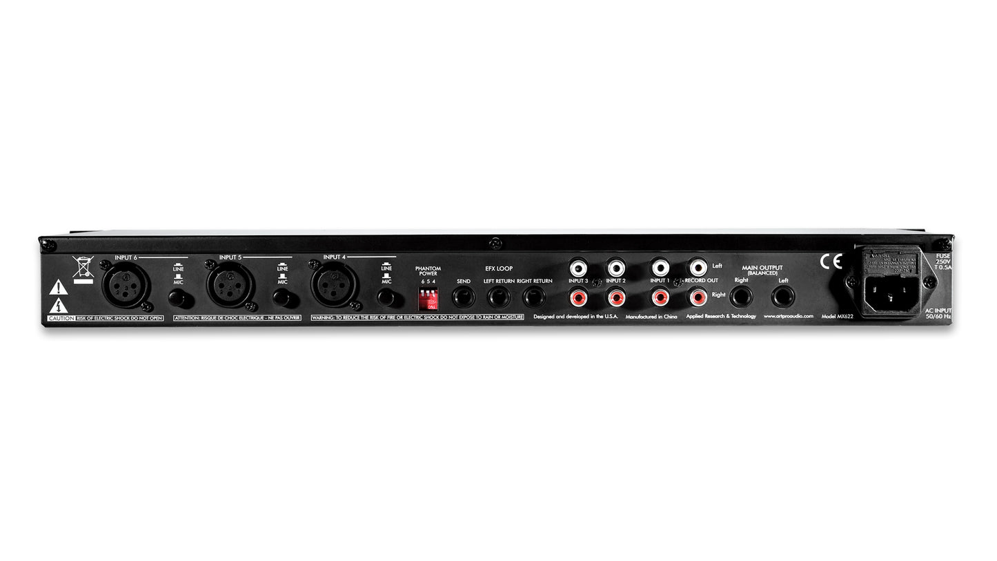 ART MX622 6-Channel Personal Mixer