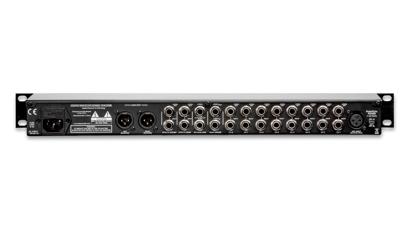 ART MX822 8-Channel Stereo Mixer