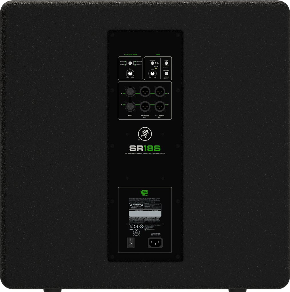 Mackie SR18S 18" 1600W Powered PA Loudspeaker