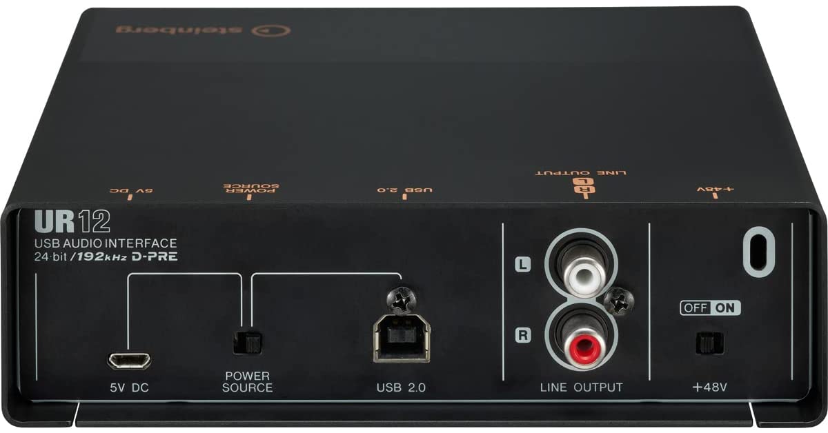 Steinberg UR12B 2-in/2-out USB Audio Interface