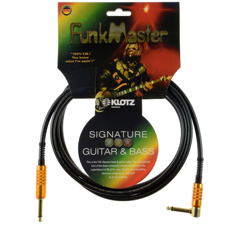 Klotz TMR0300 3m TM Stevens Angled Instrument Cable