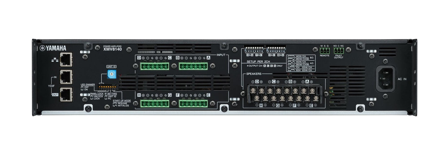 Yamaha XMV8140 8-Channel Power Amplifier