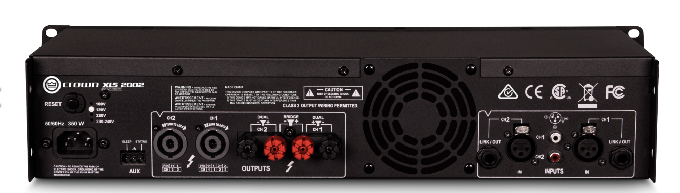 Crown XTi 2002 800W/4Ohm 2ch Power Amplifier