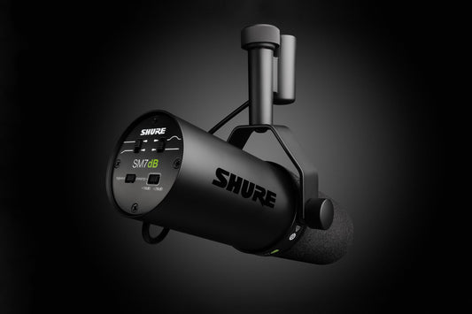 Built-In Preamp. Built on Legacy: Introducing the Shure SM7dB