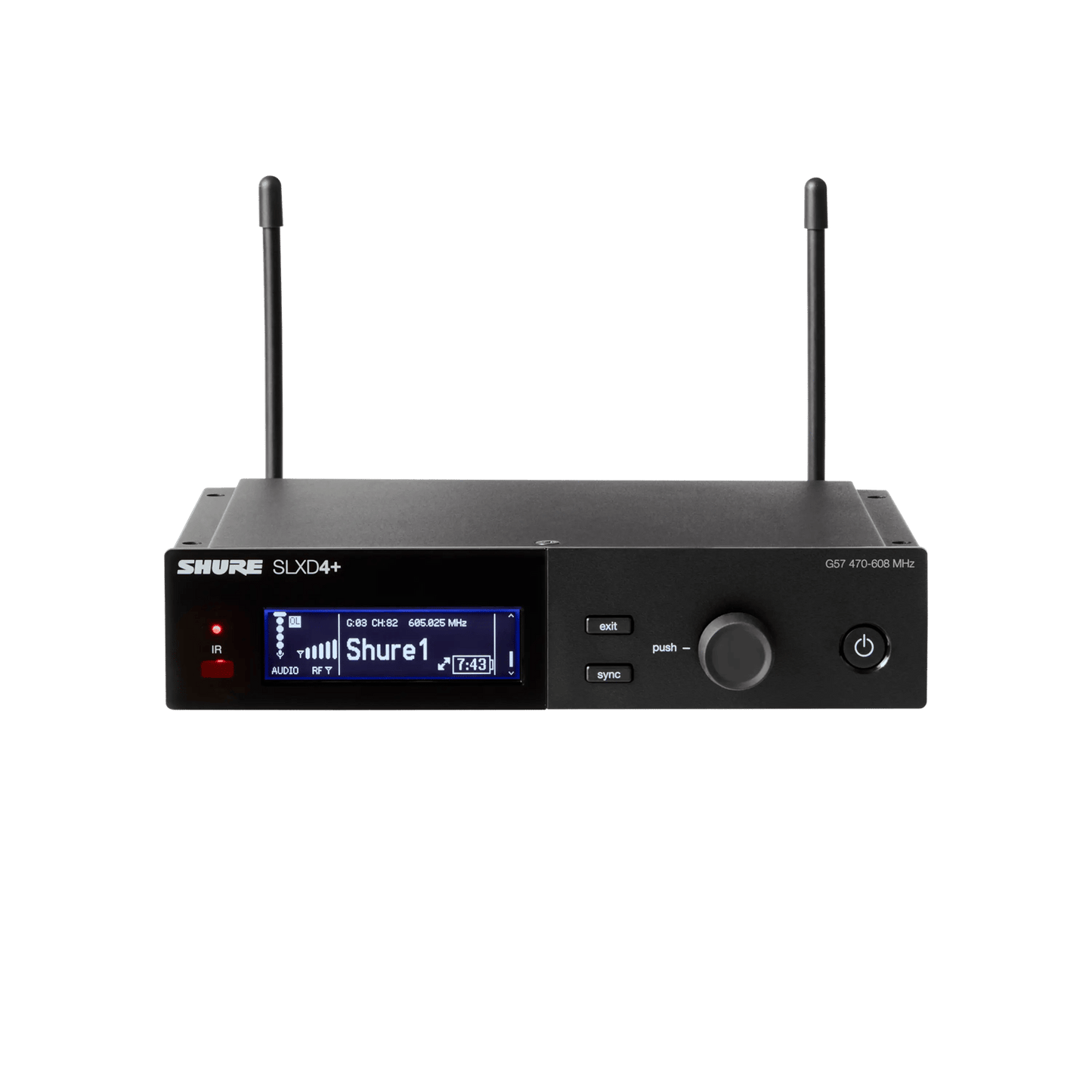 Shure SLXD4+ Single-Channel Wireless Receiver