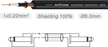 Roxtone SGJJ100 L3 Smart Series 3m Instrument Cable