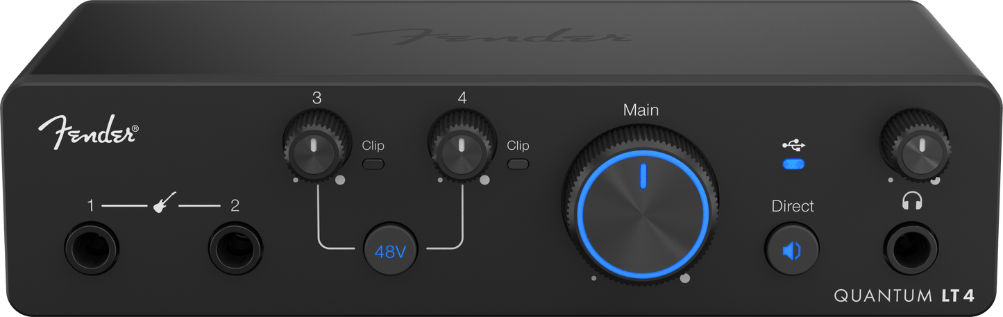 Fender Studio QUANTUM LT 4 4x2 USB-C Audio Interface