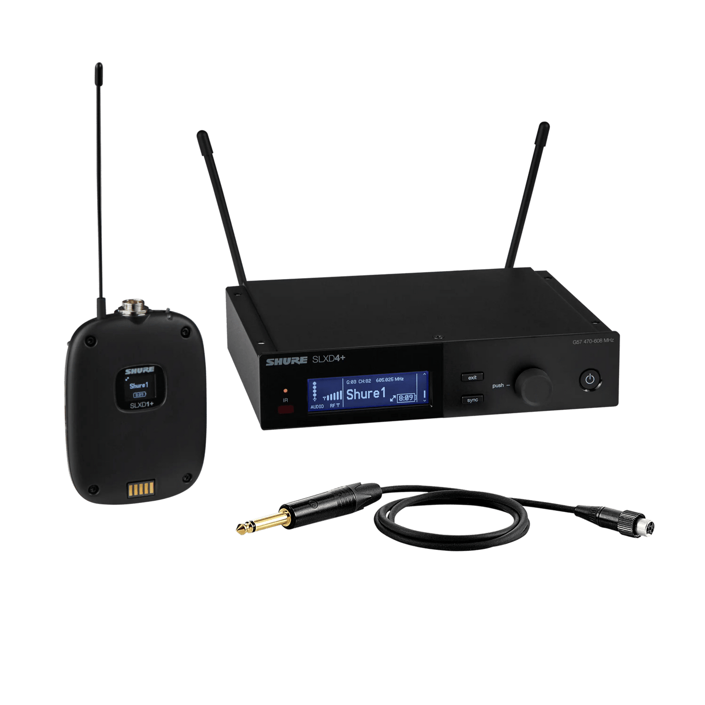 Shure SLXD14+ Wireless Bodypack System w/o Mic