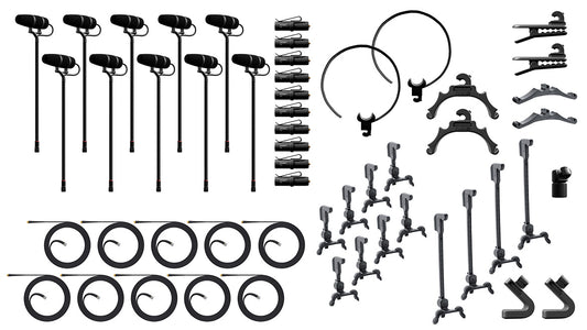 DPA 4099 CORE+ Classic Touring Kit (10 Mics)