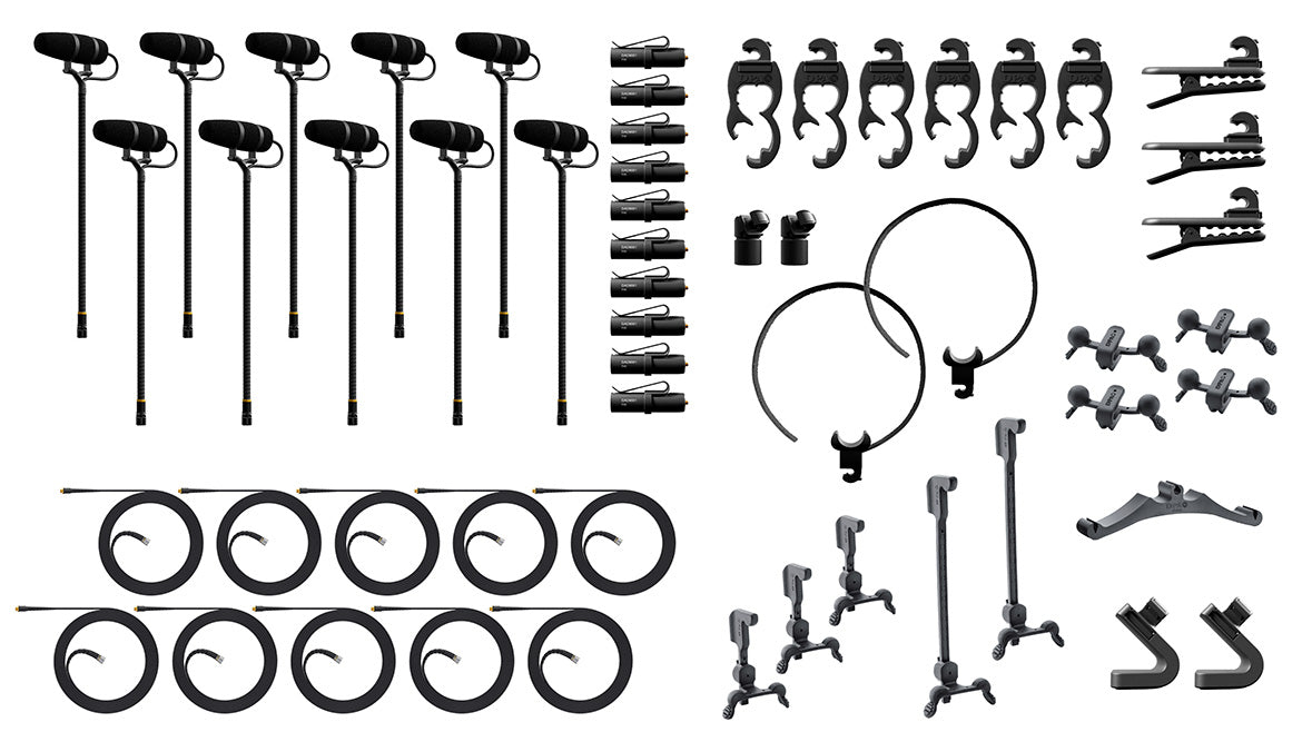 DPA 4099 CORE+ Rock Touring Kit (10 Mics)